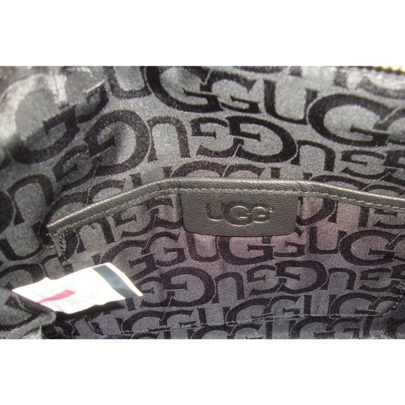 UGG Nico Leather Genuine Sheepskin Clutch Crossbody NEW Retail $215 RARE - Picture 4 of 4